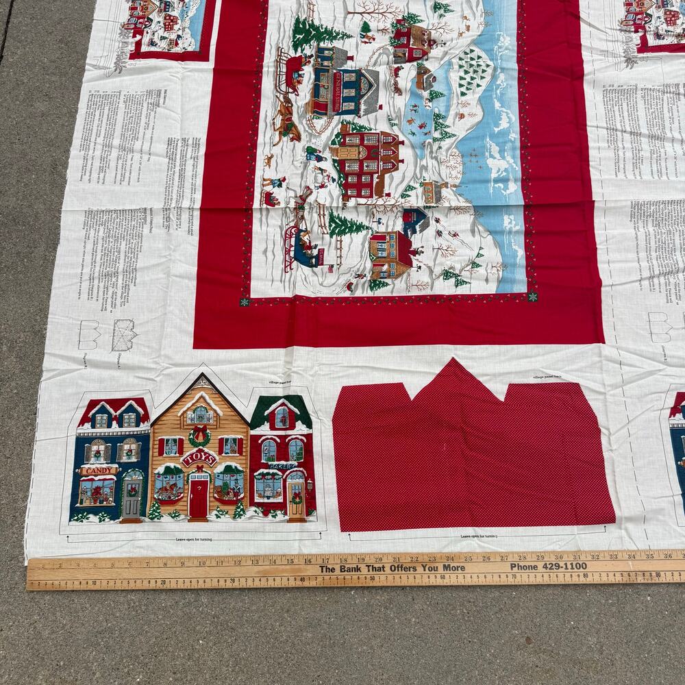 Home For The Holidays Winter Scene Panel by VIP Screen Print Fabric Craft Sewing - Picture 6 of 7
